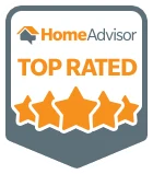 HomeAdvisor Top Rated badge